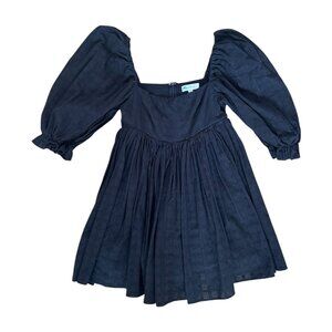 Mable Goth Babydoll Dress in Black Size Small